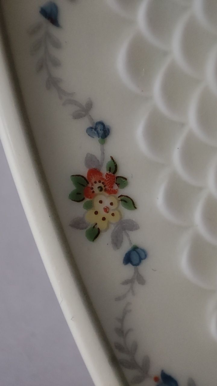 Piękna stara porcelana Thomas Ivory patera kolekcje 31 cm