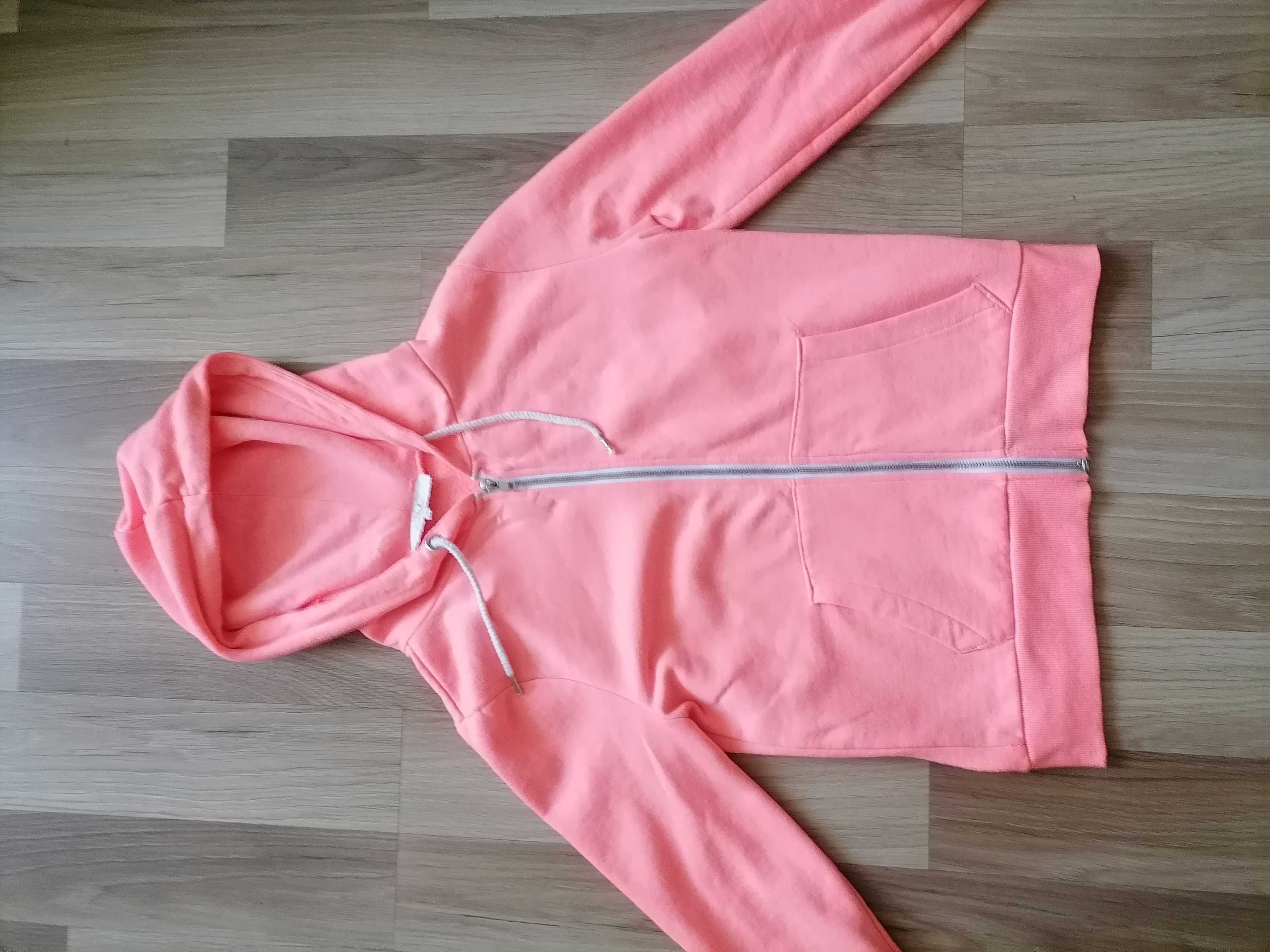 Pomarańczowa bluza z kapturem clockhouse xs