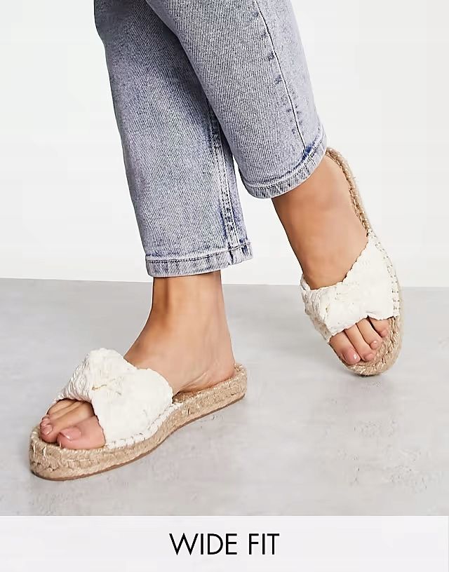 Asos Design 41 Klapki Natural Jada R12056