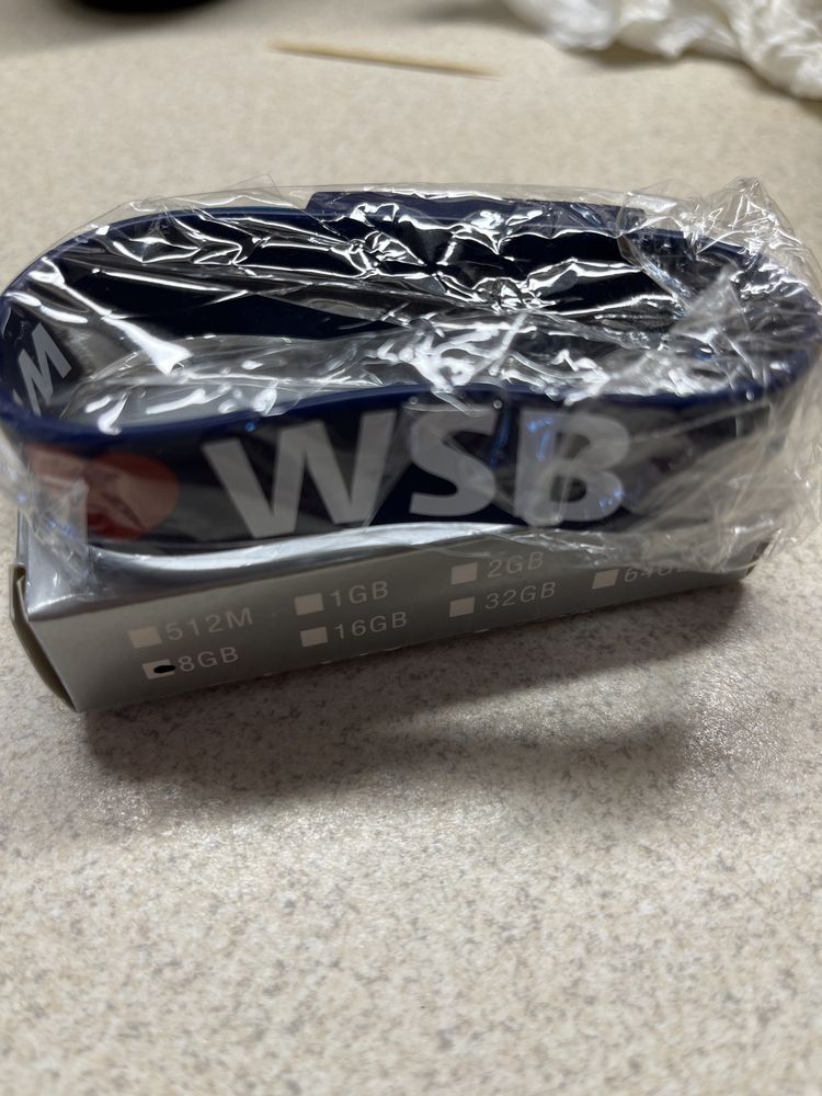 Pendrive 8GB opaska na rękę 2w1 WSB