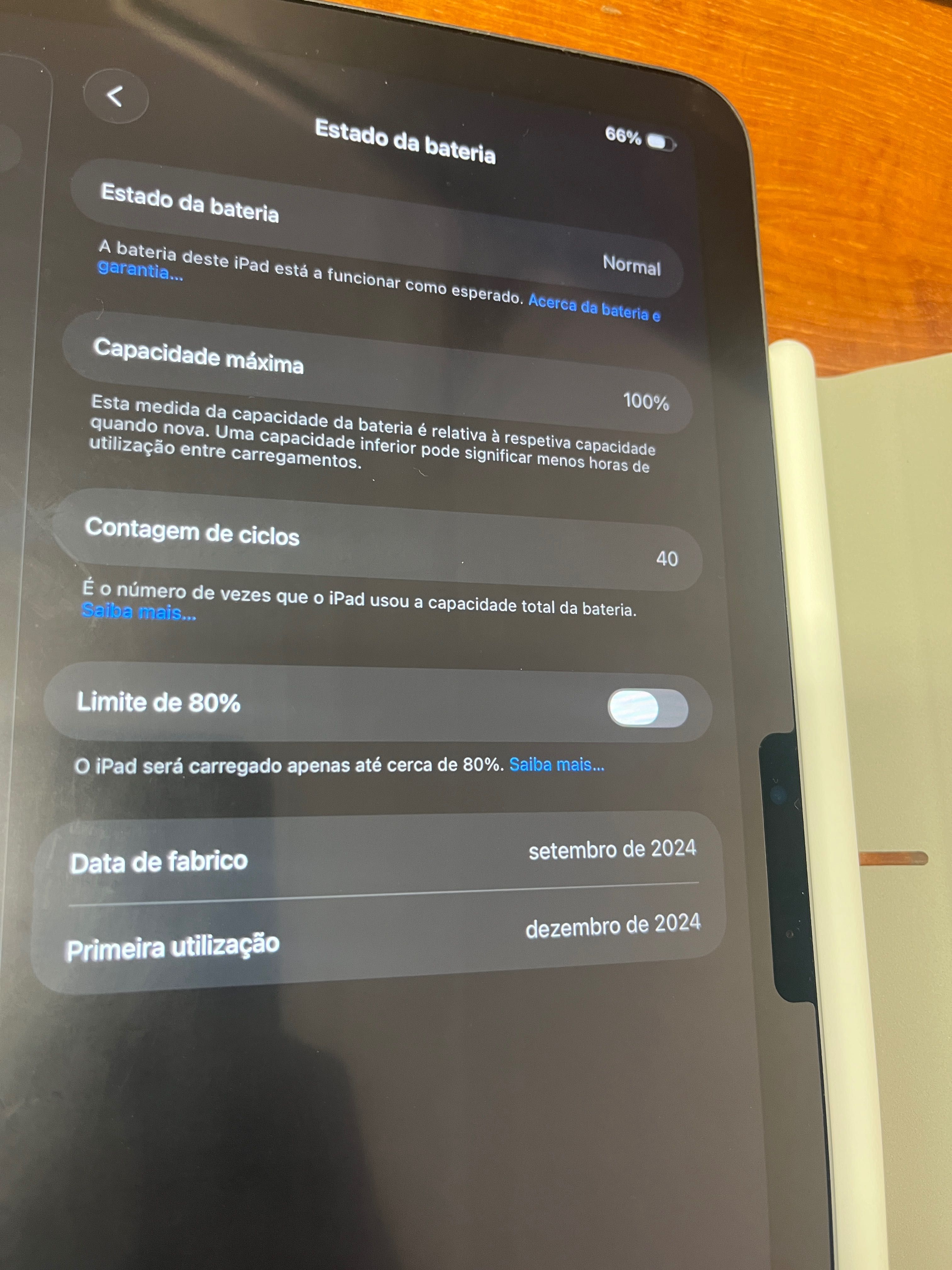 iPad Air M2 128gb + Pencil pro + capa