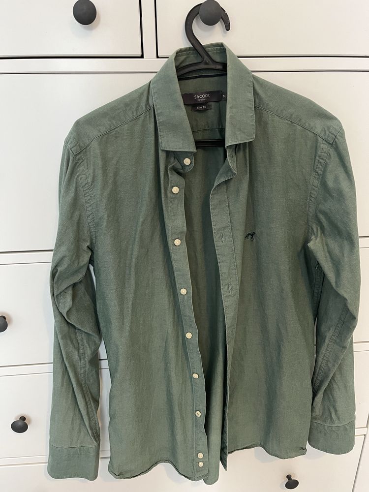 Camisa Sacoor verde de verão - Tam M