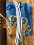 Baldachim Parawan podwodny swiat Ikea na łóżko Kura