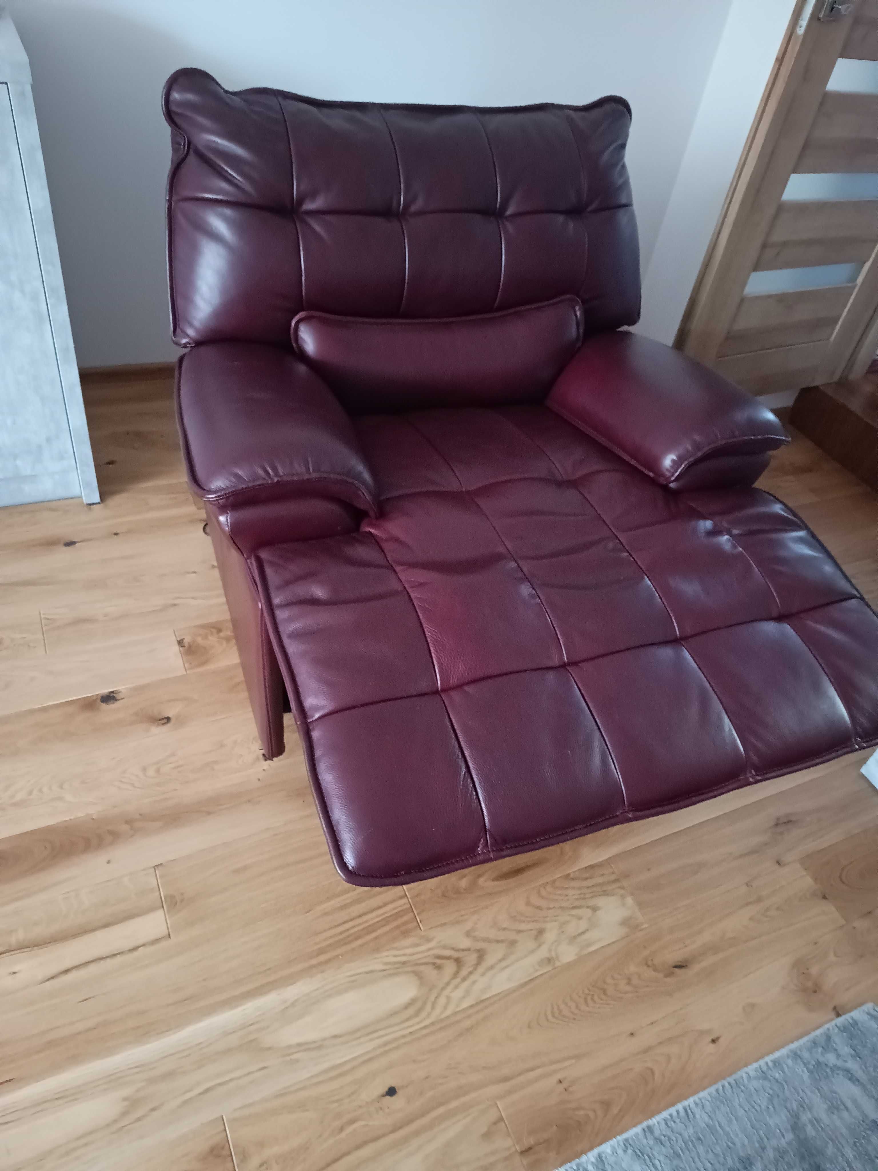 Elektryczna Skórzana Sofa i Fotel SOFOLOGY