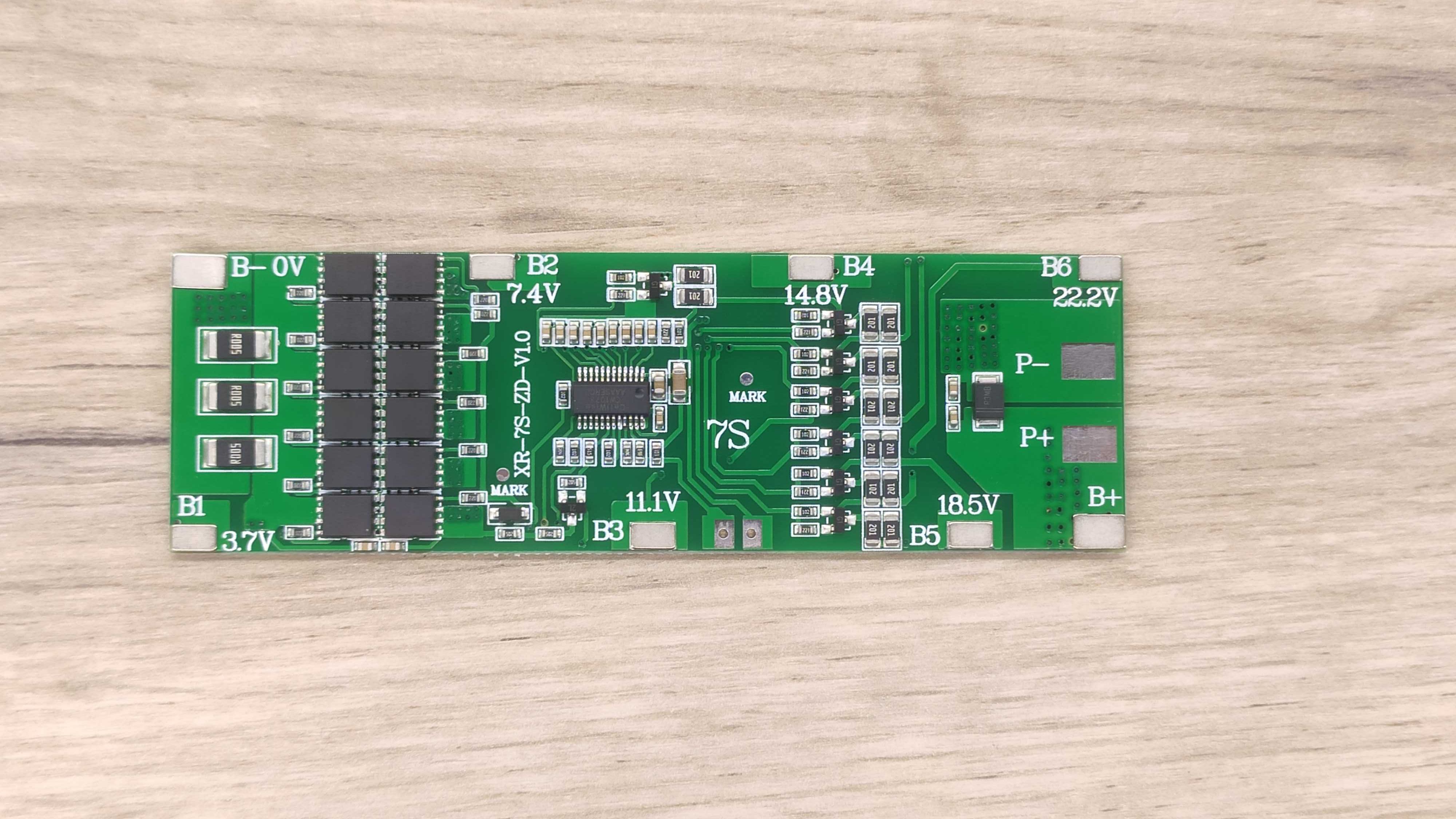 Плата BMS 7S 24В 30 A для Li-Ion аккумулятора