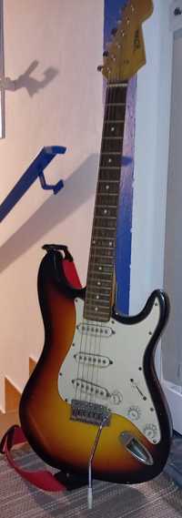 Guitarra elétrica Vision stratocaster Sunburst