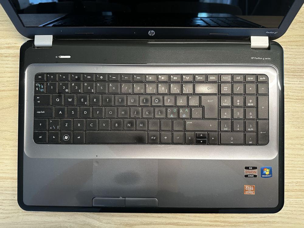 HP Pavilion G7 4 GB RAM, AMD E2-3000M