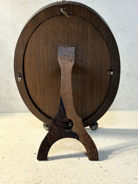 Antiga moldura em Pau Santo e prata portuguesa javali