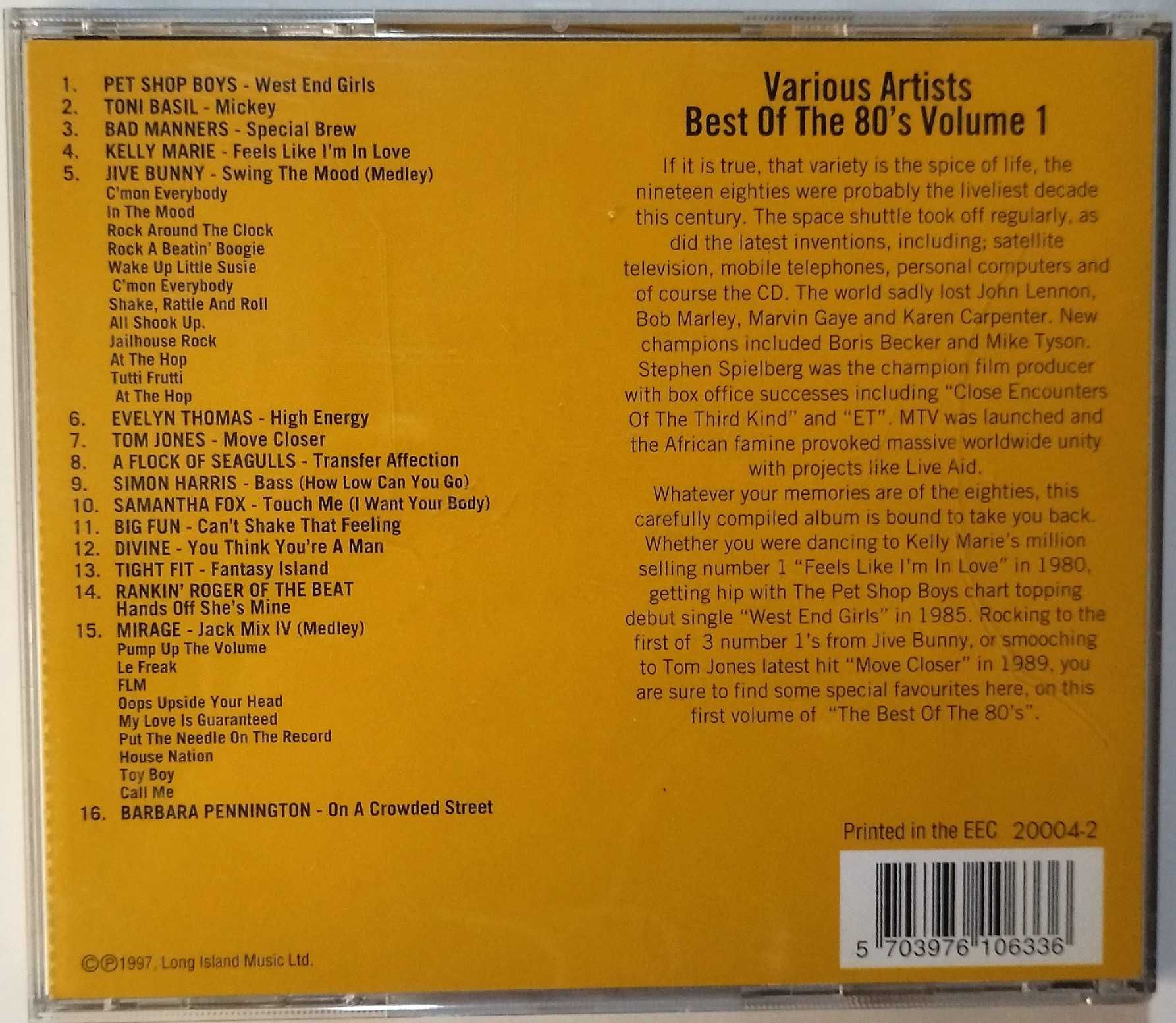 The Best of the 80's | 1 CD