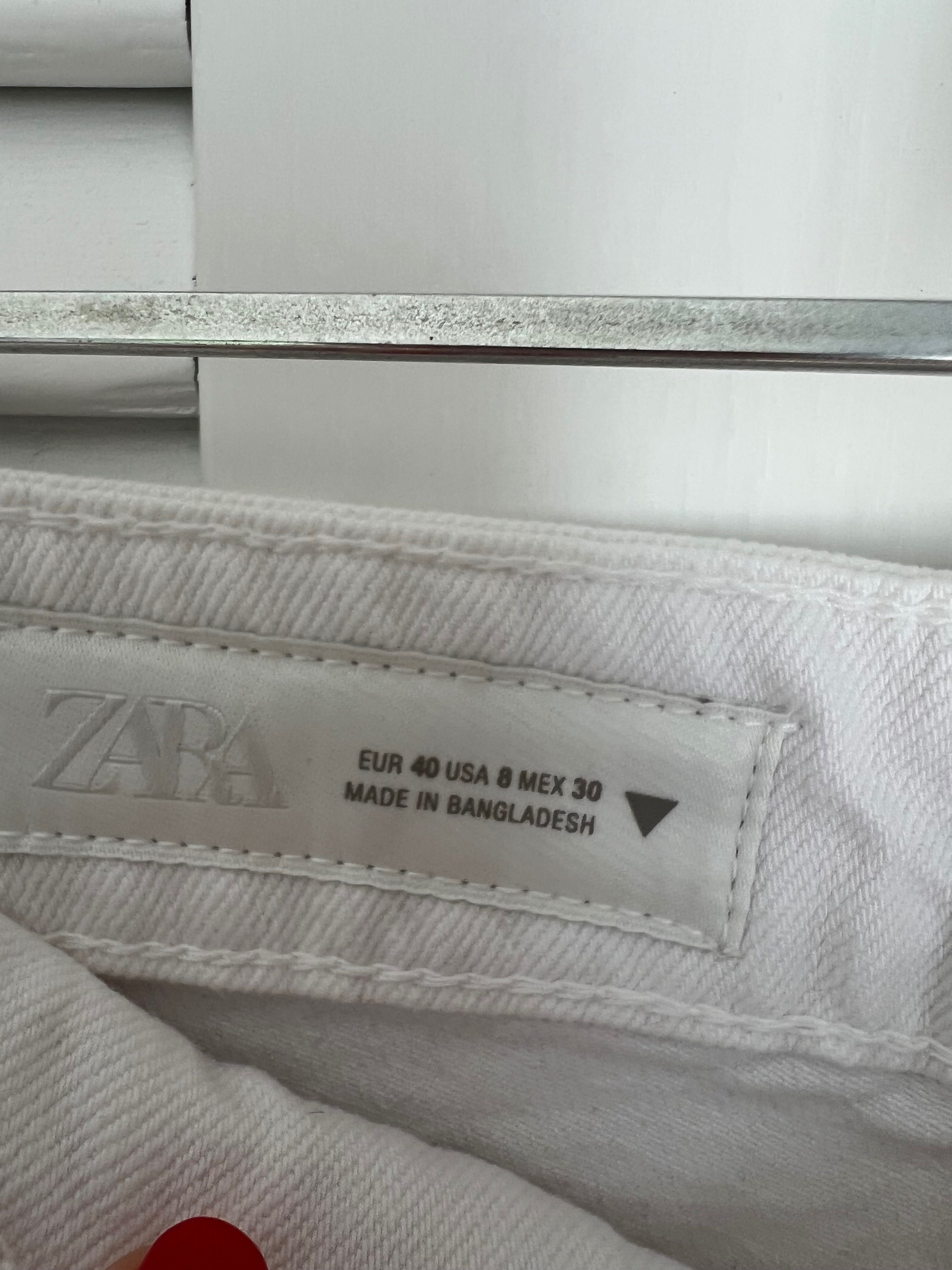 Zara білі джинси 40 розмір нові з біркою