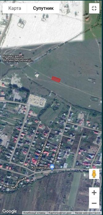 Земельна ділянка для будівництва Тячів