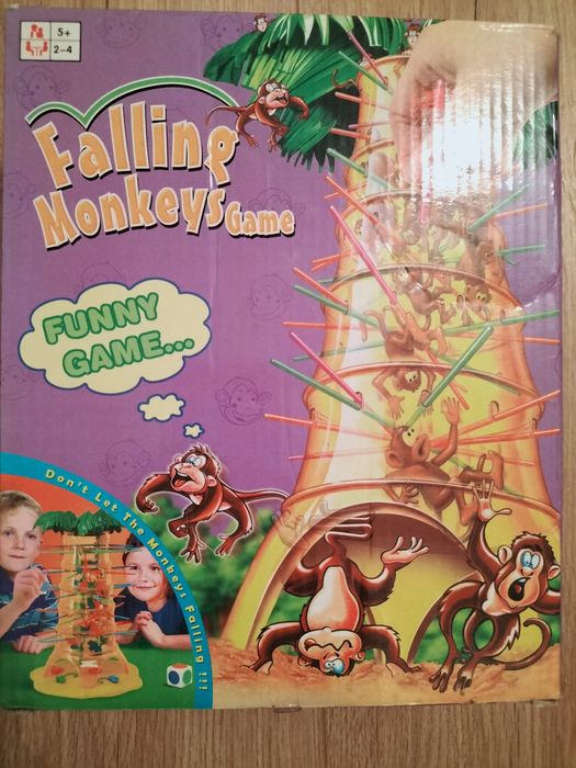 Gra dla dzieci "Spadające małpki"