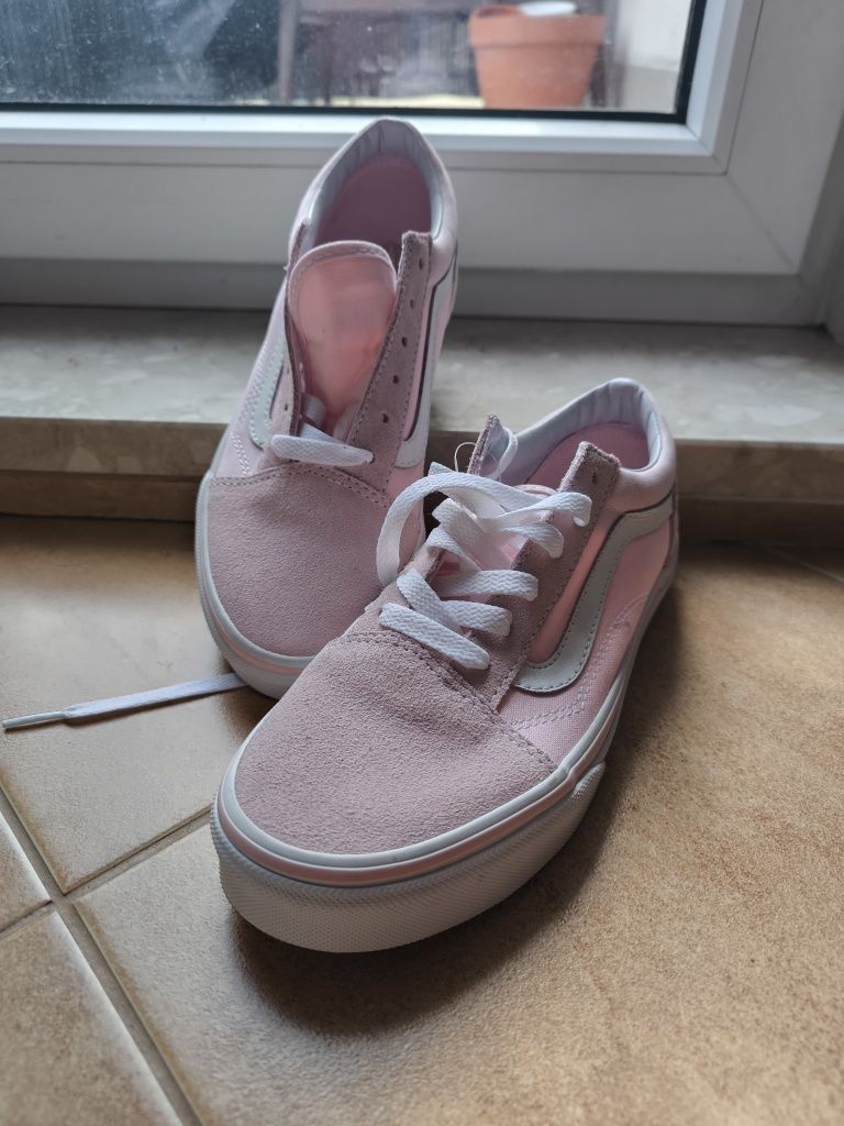 Vans różowe 37 23.5 cm