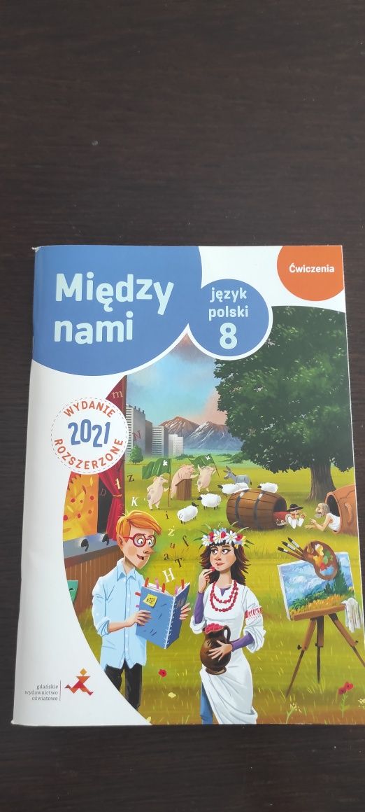 Między nami, ćwiczenia do j.polskiego,kl.8