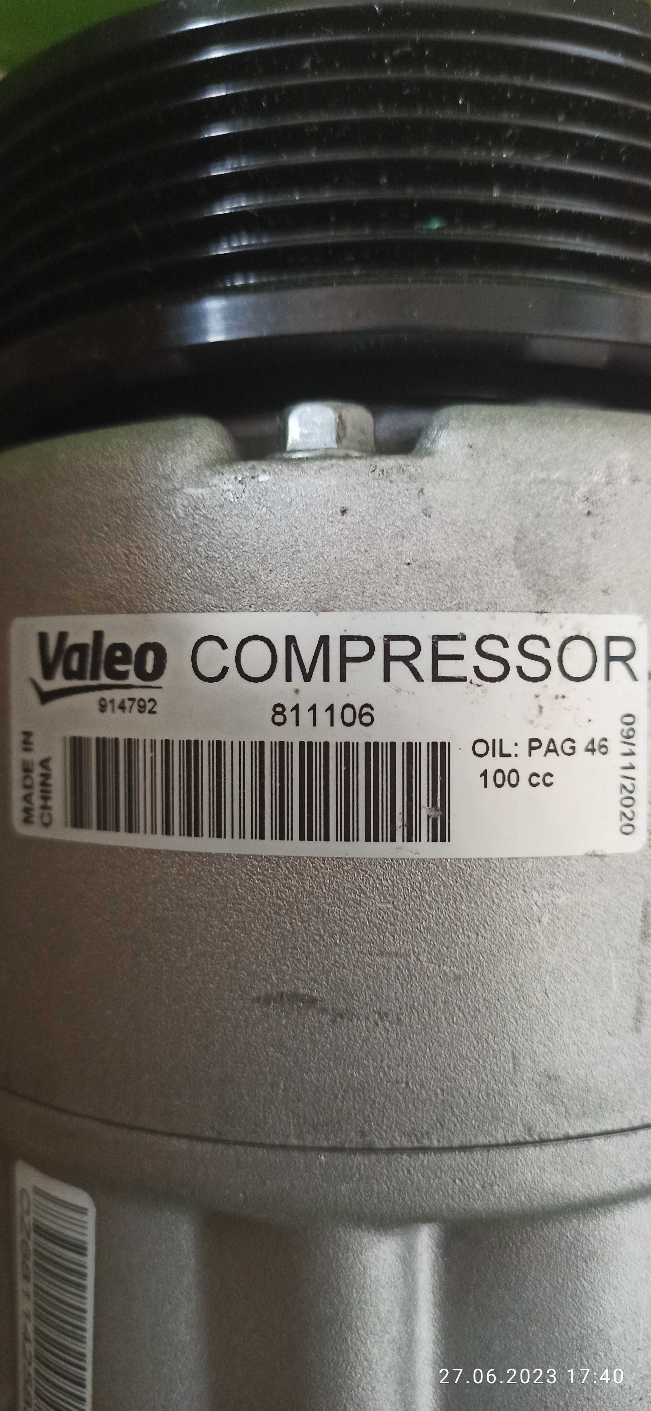 Kompresor klimatyzacji Valeo do toyoty Yaris 2 do 1.0-1.3 benzyna