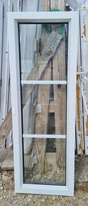 OKNA KacprzaK Witryna 48x137 FIX Używany PCV Plastikowy Lider Okna OLX