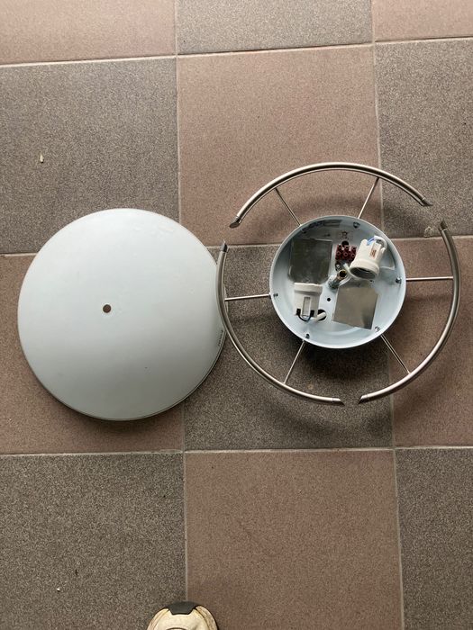Lampa sufitowa kolarz biała 35cm