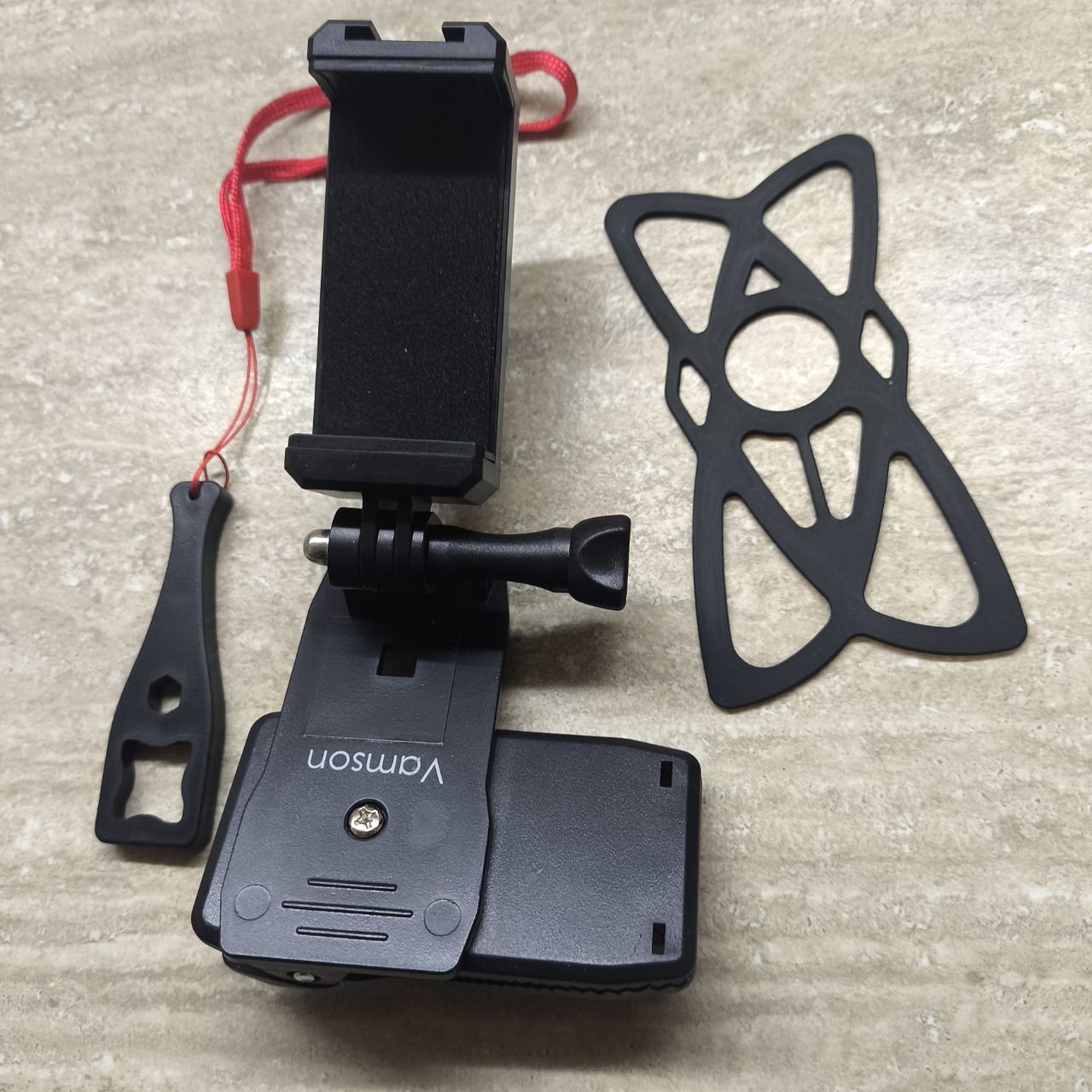 Крепление для экшн камер и смартфона Клипса на рюкзак для GoPro, Sony