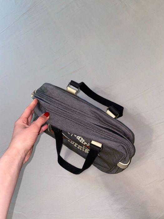 Сумка Levi's Jeans унісекс сіра містка Levi Strauss & Co бавовна