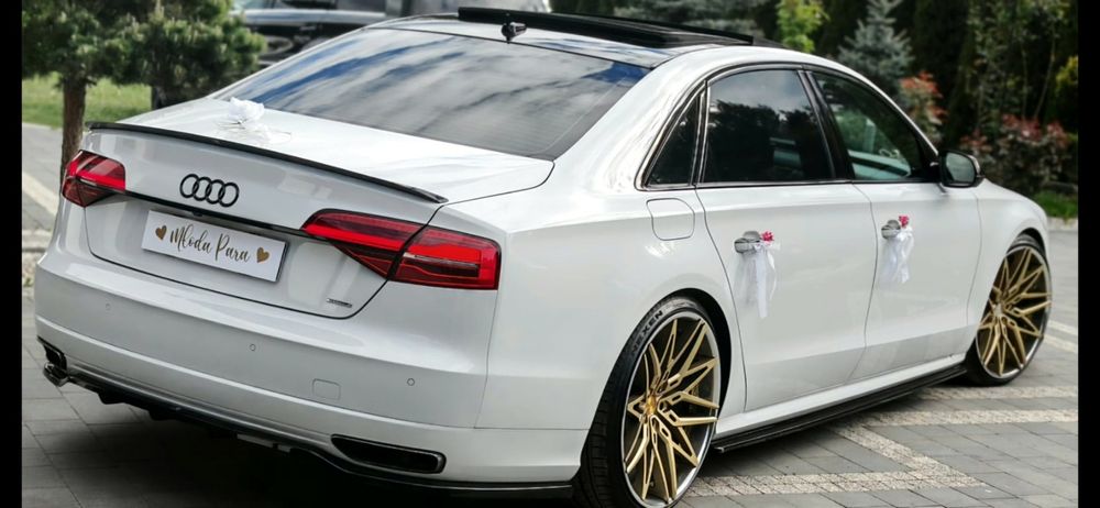 Auto do ślubu zawiozę Audi A8 Long