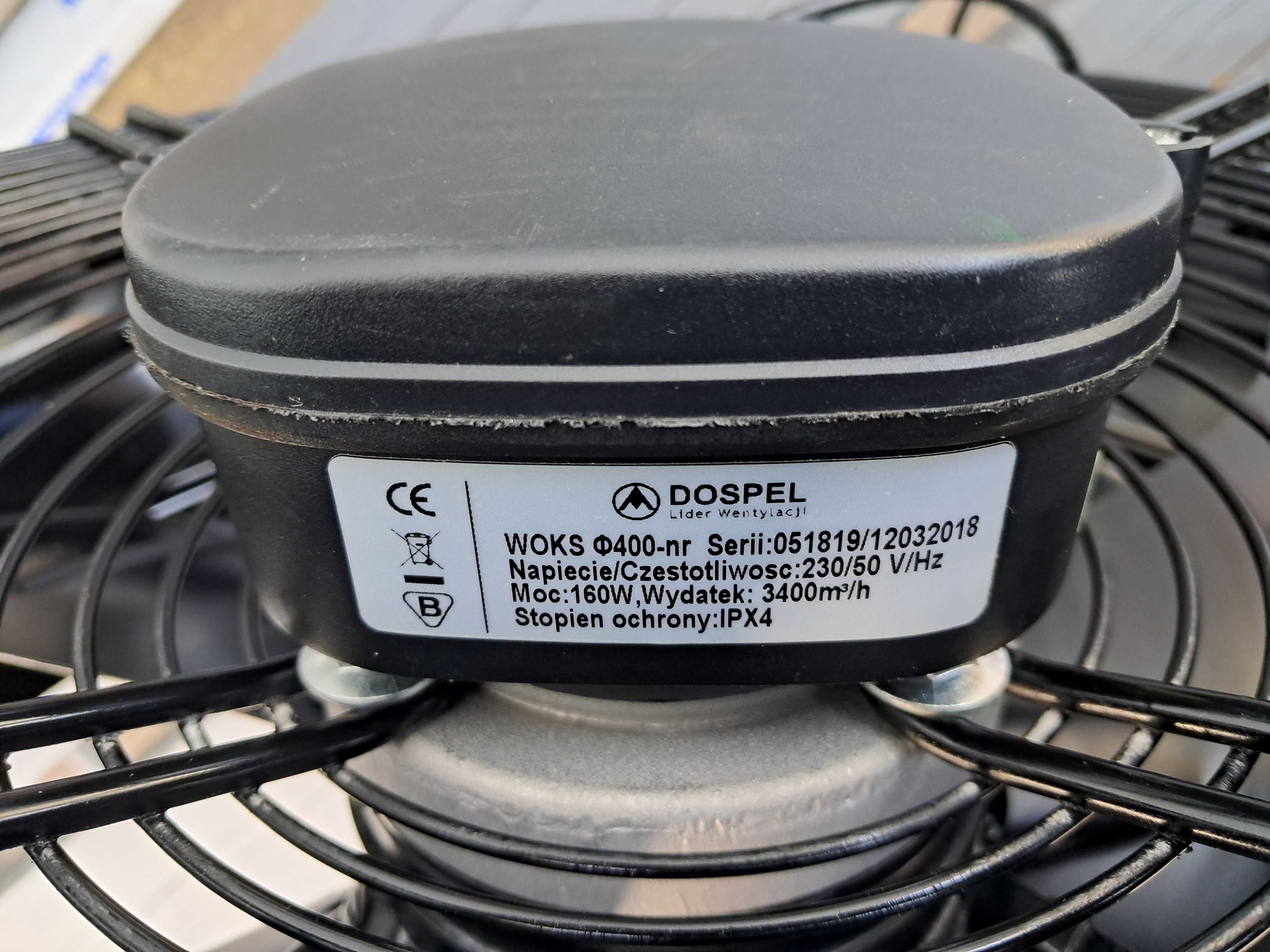 Wentylator przemysłowy osiowy ścienny 220v, 230v 1-fazowy. Wysyłka