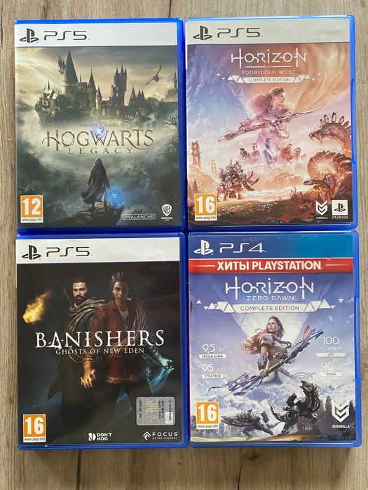 Ігри PS5 - Horizon, Banishers, Hogwarts legacy