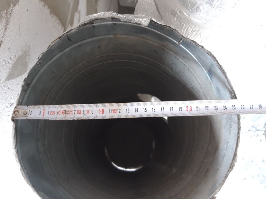 Продам цинкову трубу для витяжки б/у