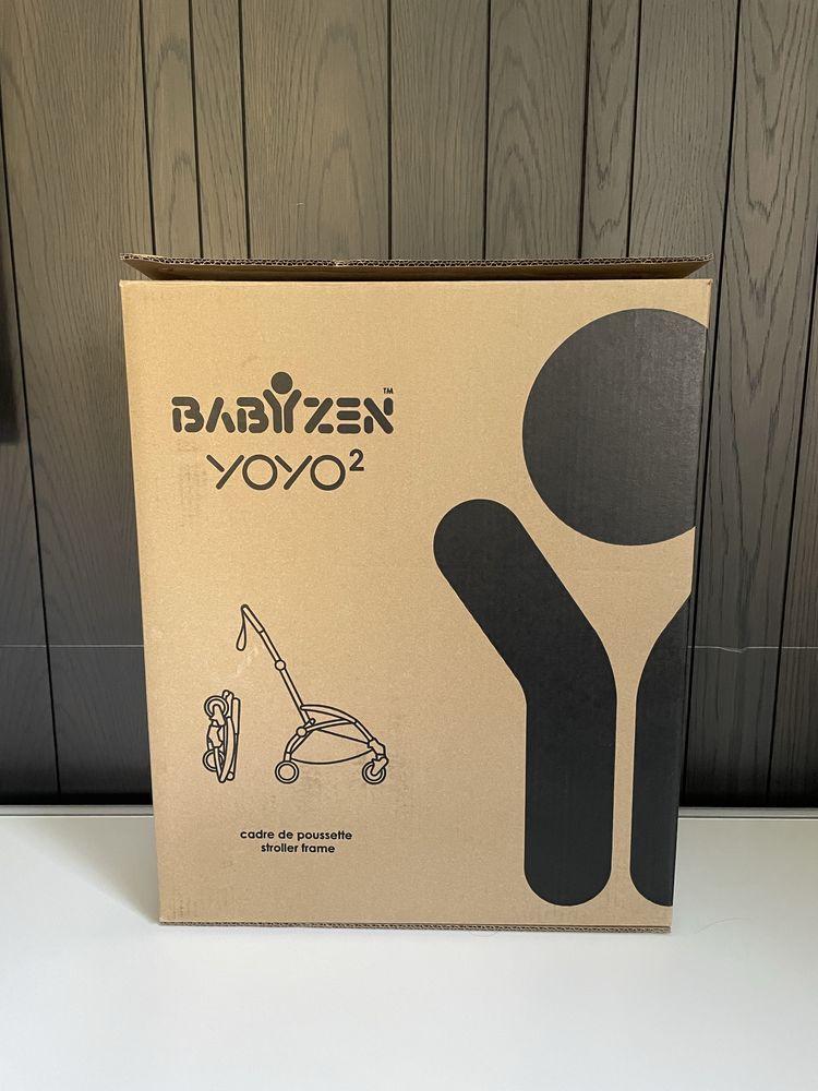 STOKKE babyzen YOYO2 wózek spacerowy czarny stelaż + szary tapicerka