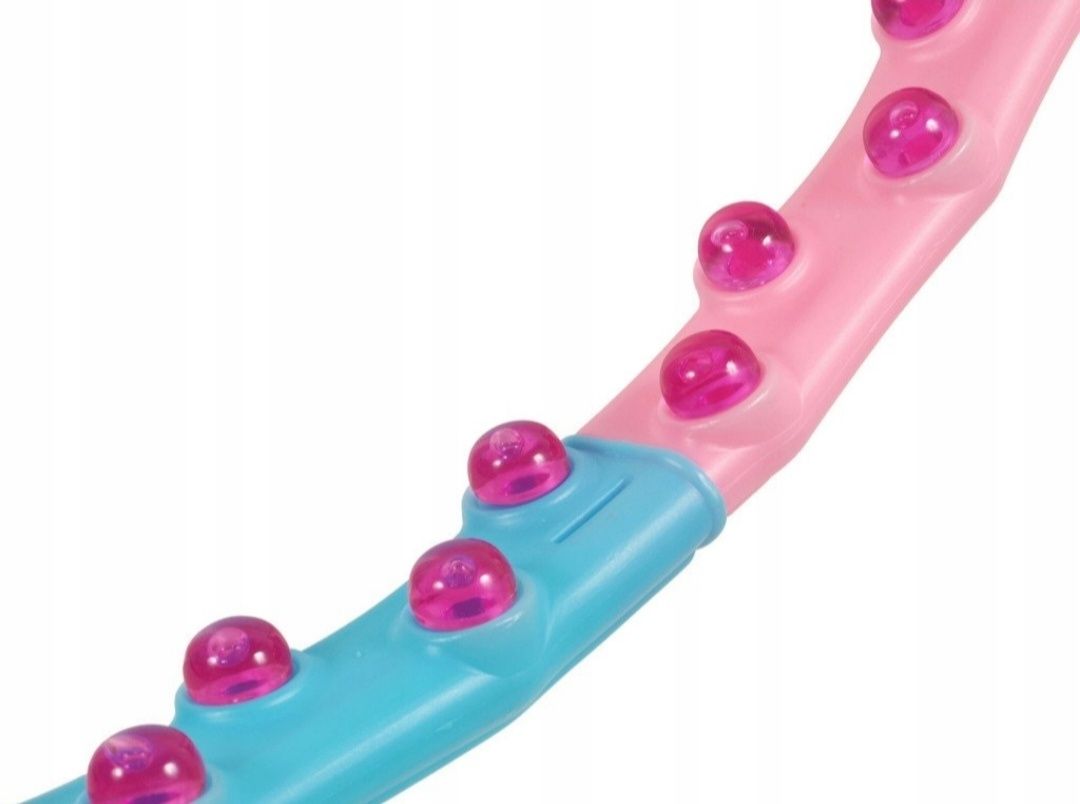 Jinpoli Hula hop z wypustkami 110 cm masaż 1,25kg