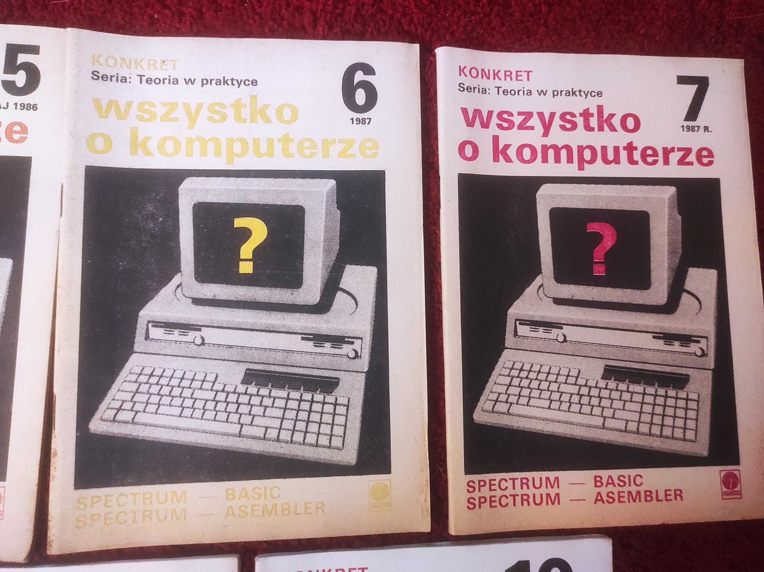 Wszystko o komputerze Spectrum Programowanie Basic Asembler 1986  1987