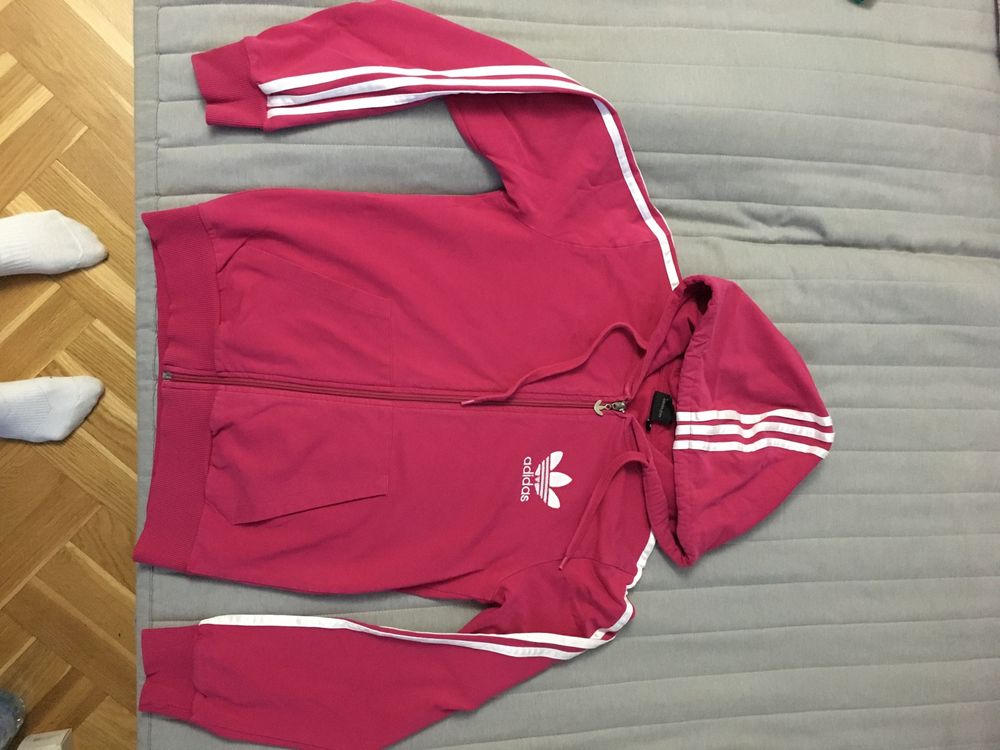 Bluza adidas rożowa M 38