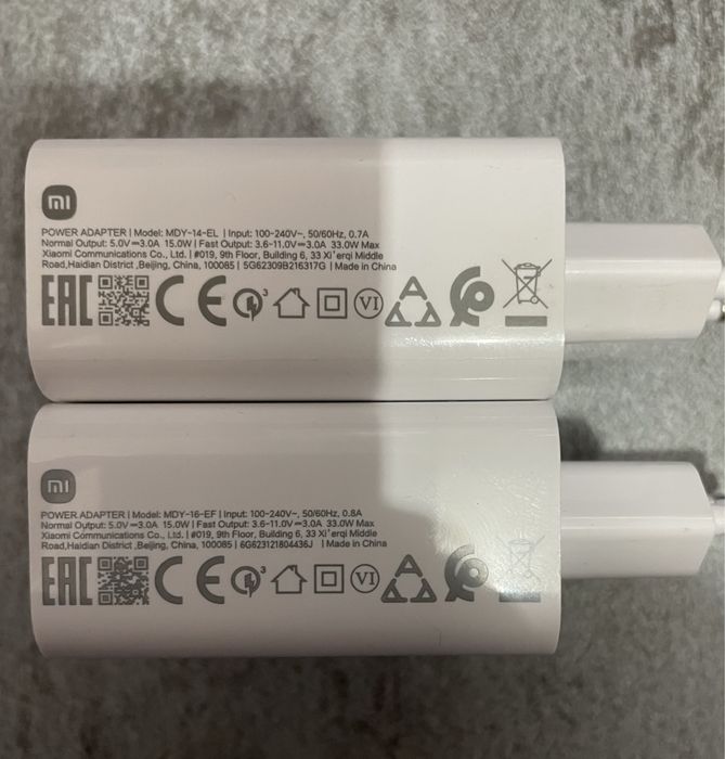 Швидка зарядка Xiaomi MDY-14-EL 33W turbocharger