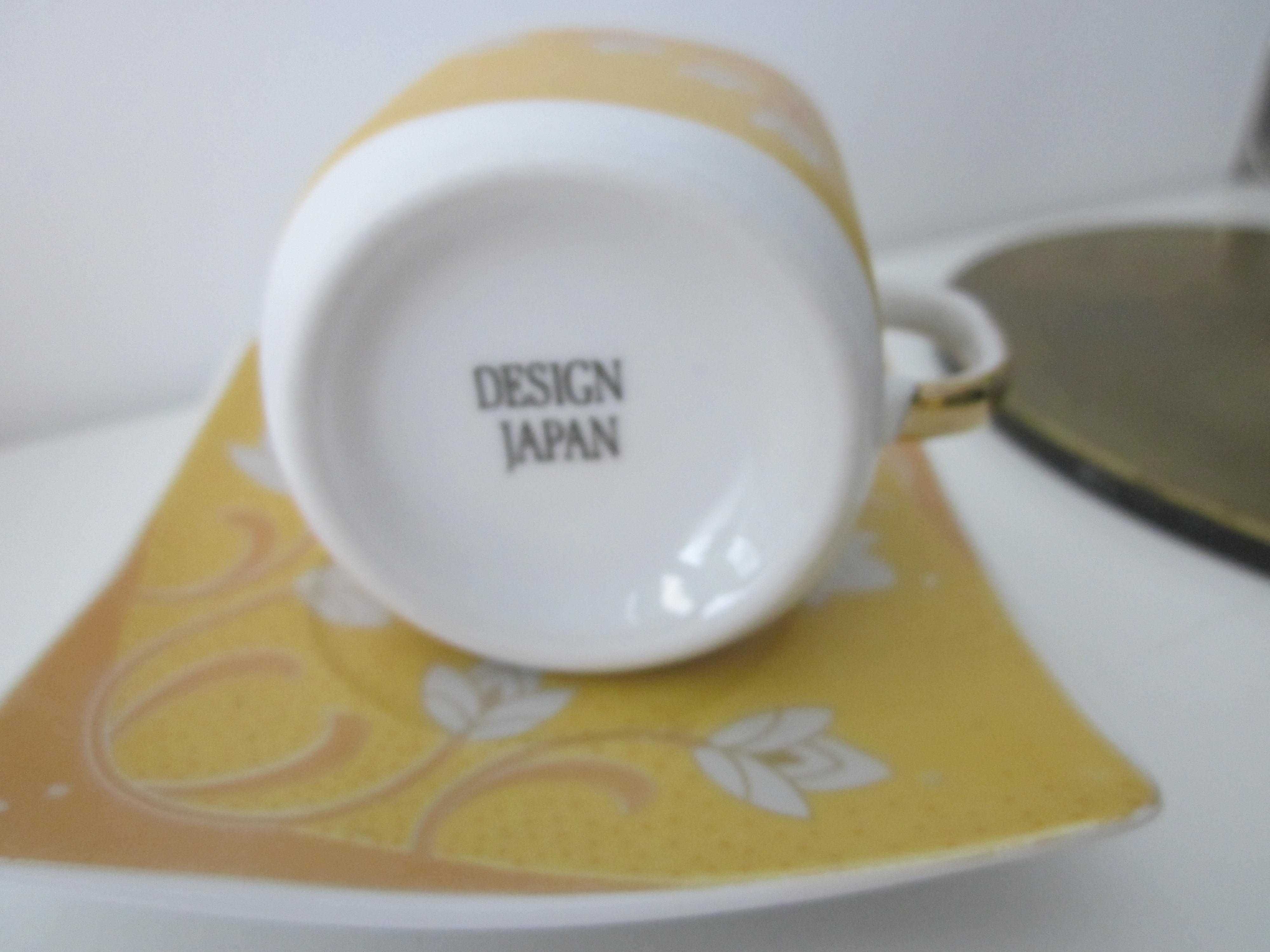 Porcelanowe filiżanki ze spodkami do espresso 5 szt