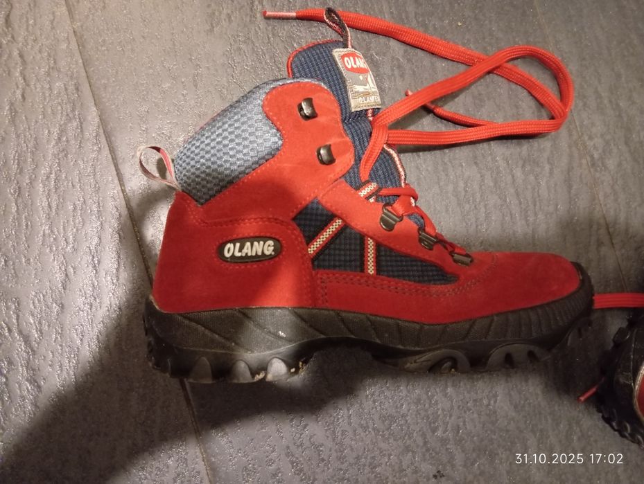 Buty zimowe za kostkę trekkingowe  Olang Cortina tex kid 35 Ross