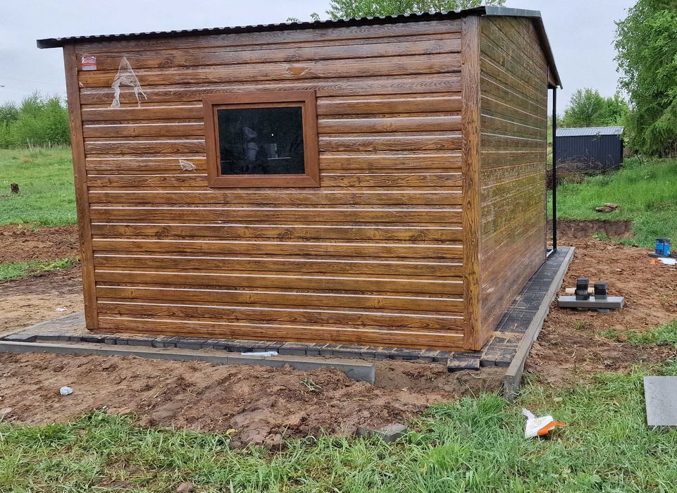 Wiata DOMEK OGRODOWY 4X2M okno Złoty Dąb