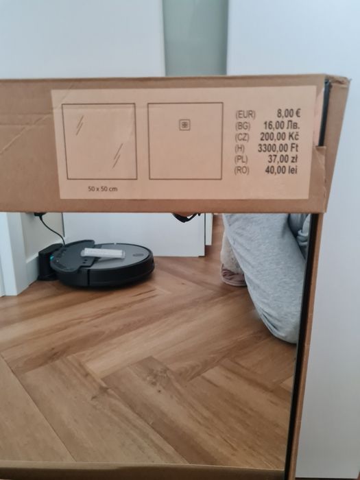 Lustra w ramce złotej lub czarnej