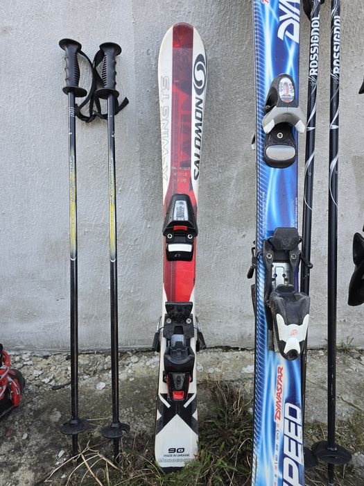 Narty zjazdowe dziecięce 90cm