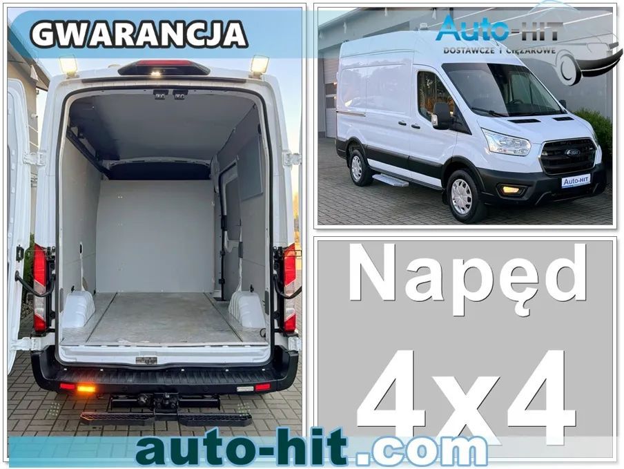 Ford Transit  L2H3 Napęd 4x4 Klima 170KM Hak:2.5t *Gwarancja