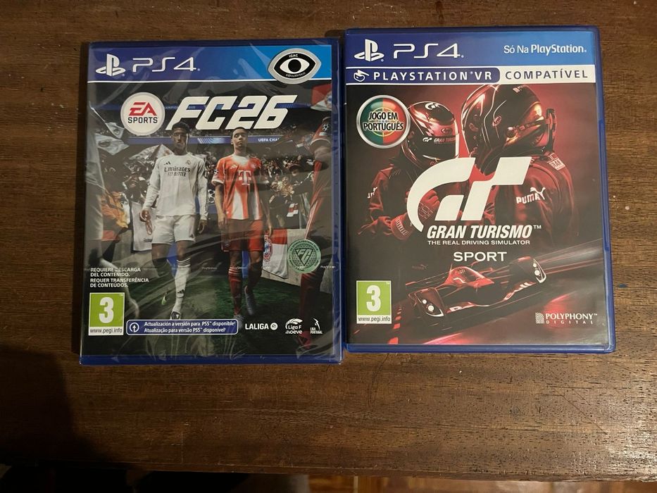 PS4 c/ FIFA 2026 + Acessórios