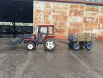 Kubota GL-25  Traktorek 4x4 tur glebogryzarka przyczepa nie Iseki, Yanmar