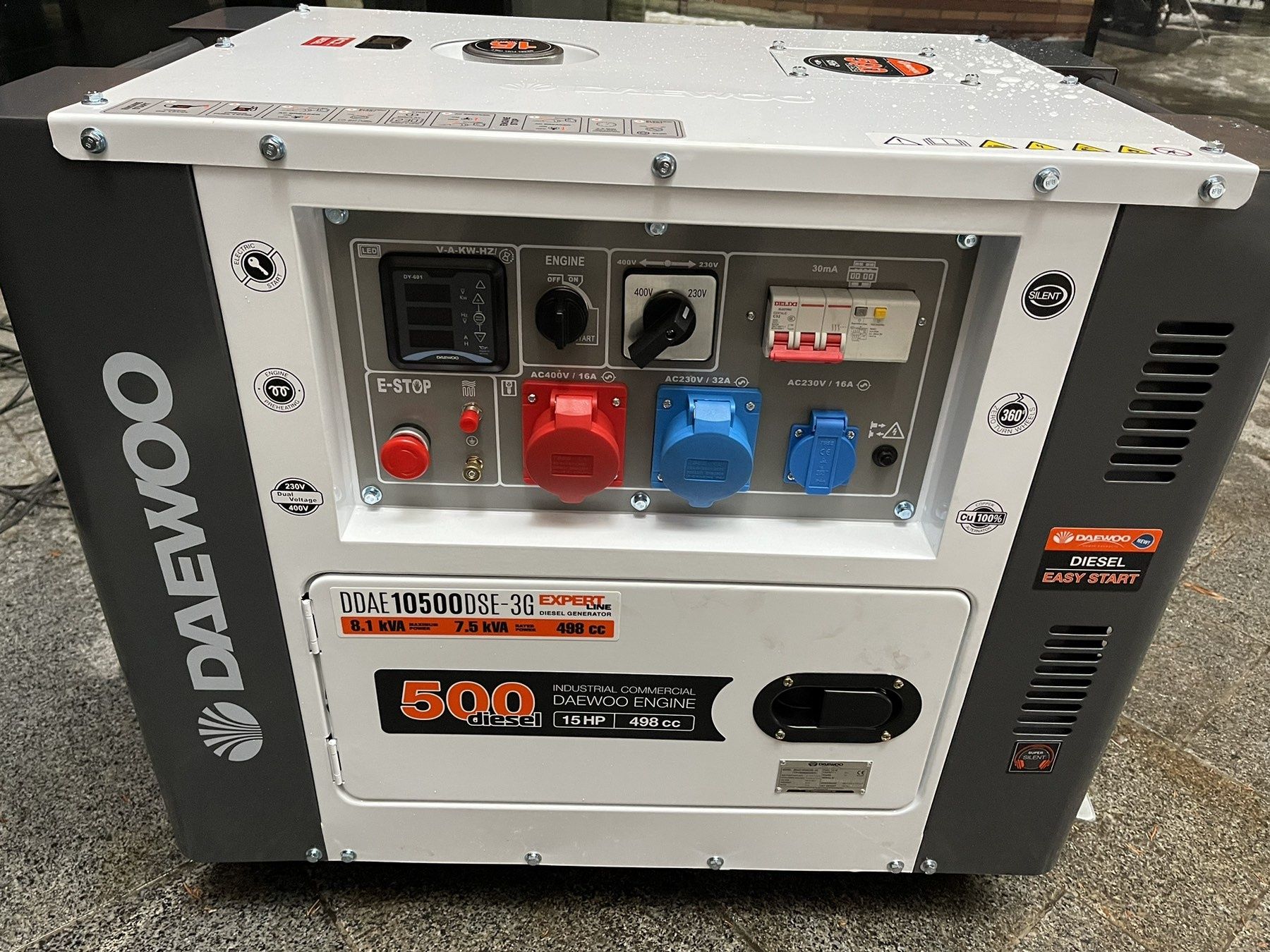 В наявності. Генератор дизельний Daewoo DDAE10500DSE-3G / Expert Line