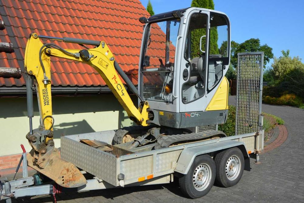 Minikoparka, prace ziemne, przyłącza elektr. uprawnienia...