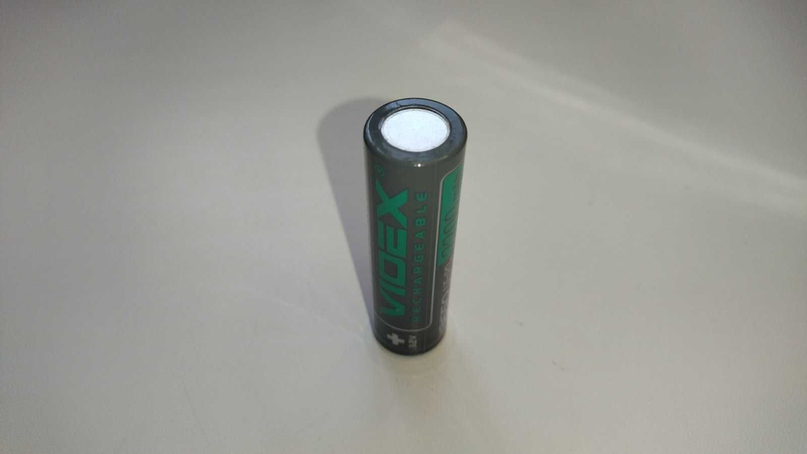 Акумулятор Videx LiFePO4 18650 (без захисту) 3.2 V, 2200mAh (2-6 А)