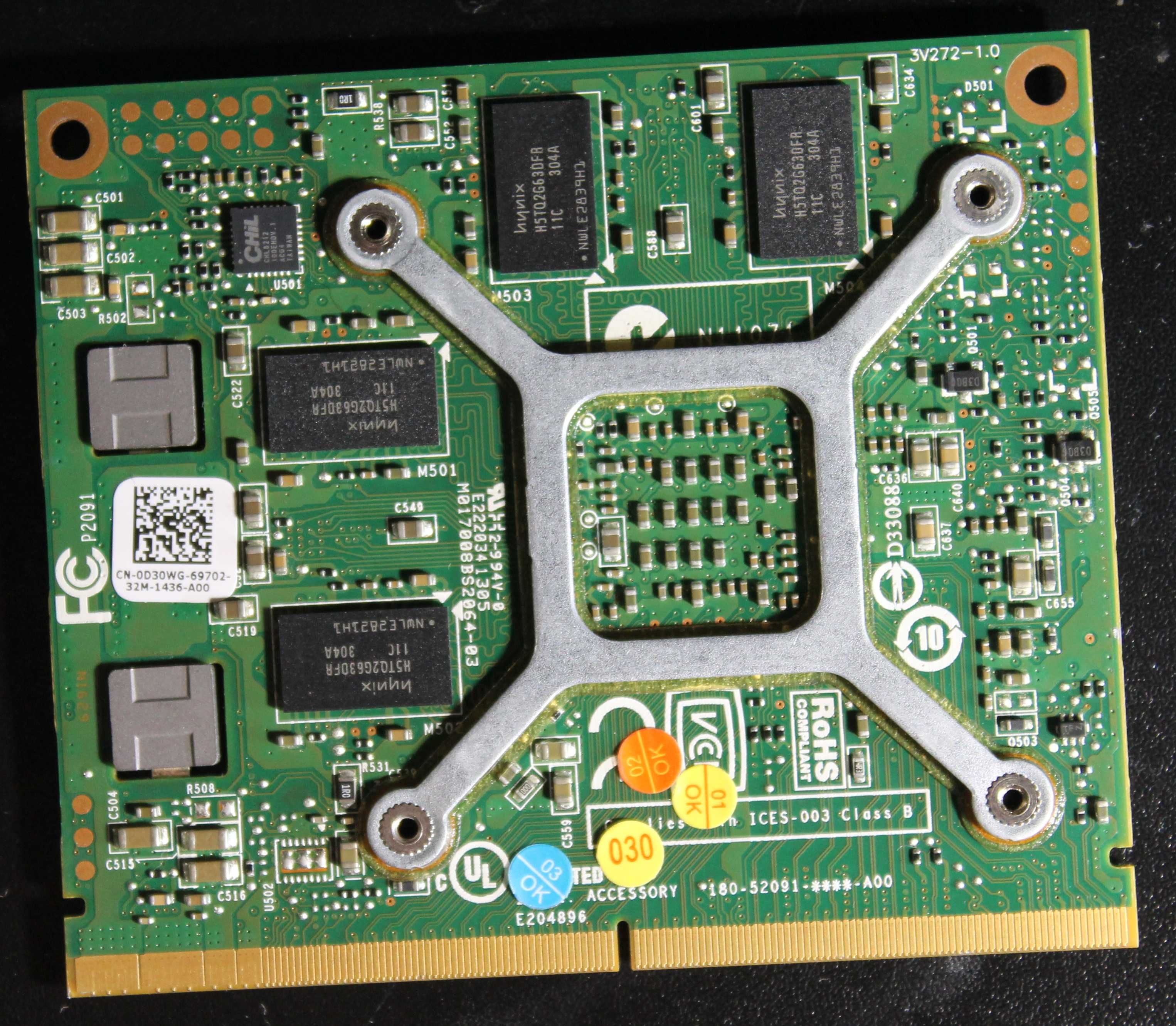 відеокарта CN-0D30WG N14P-Q3-A2 Nvidia Quadr K2000M MXM GPU Dell m4700