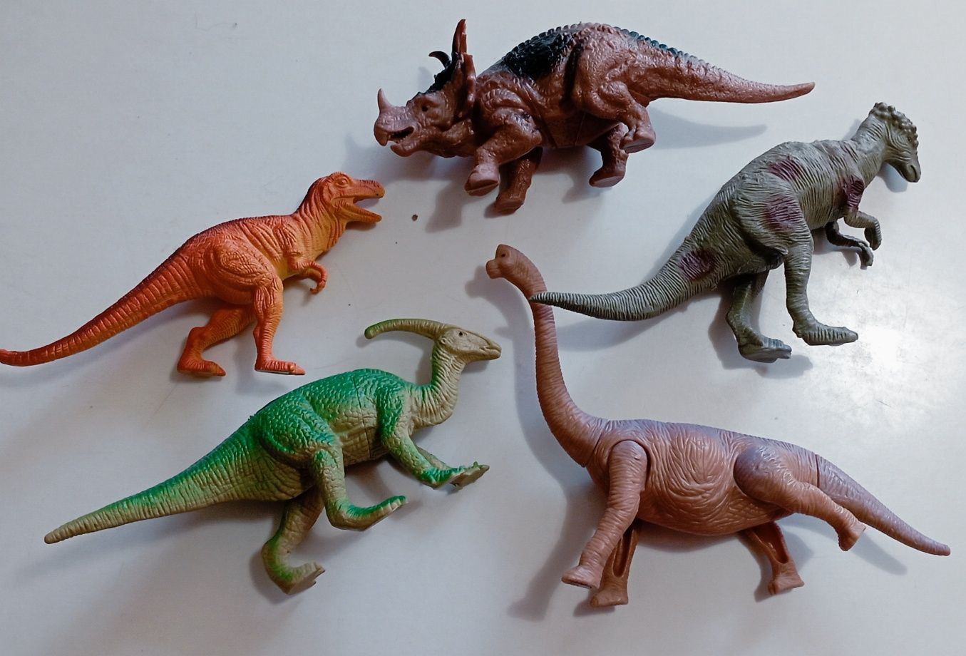 Динозаври 5 фігур + 3Д динозавр