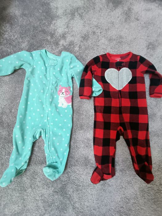 Чоловічки Carter's 6m флісові боді сліп