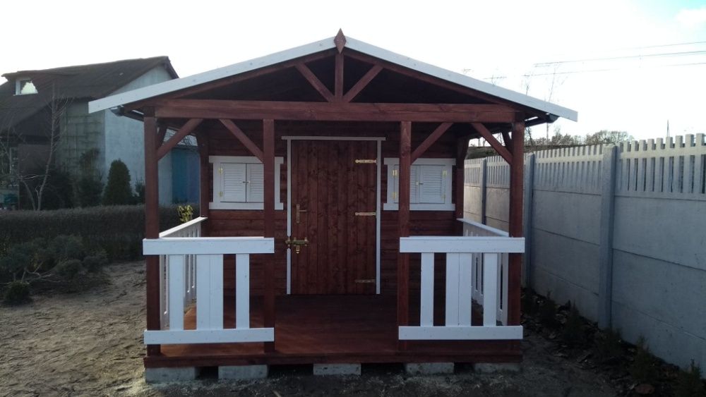 Promocja domek narzędziowy z tarasem 
 Ogrodowy narzedziowy z tarasem