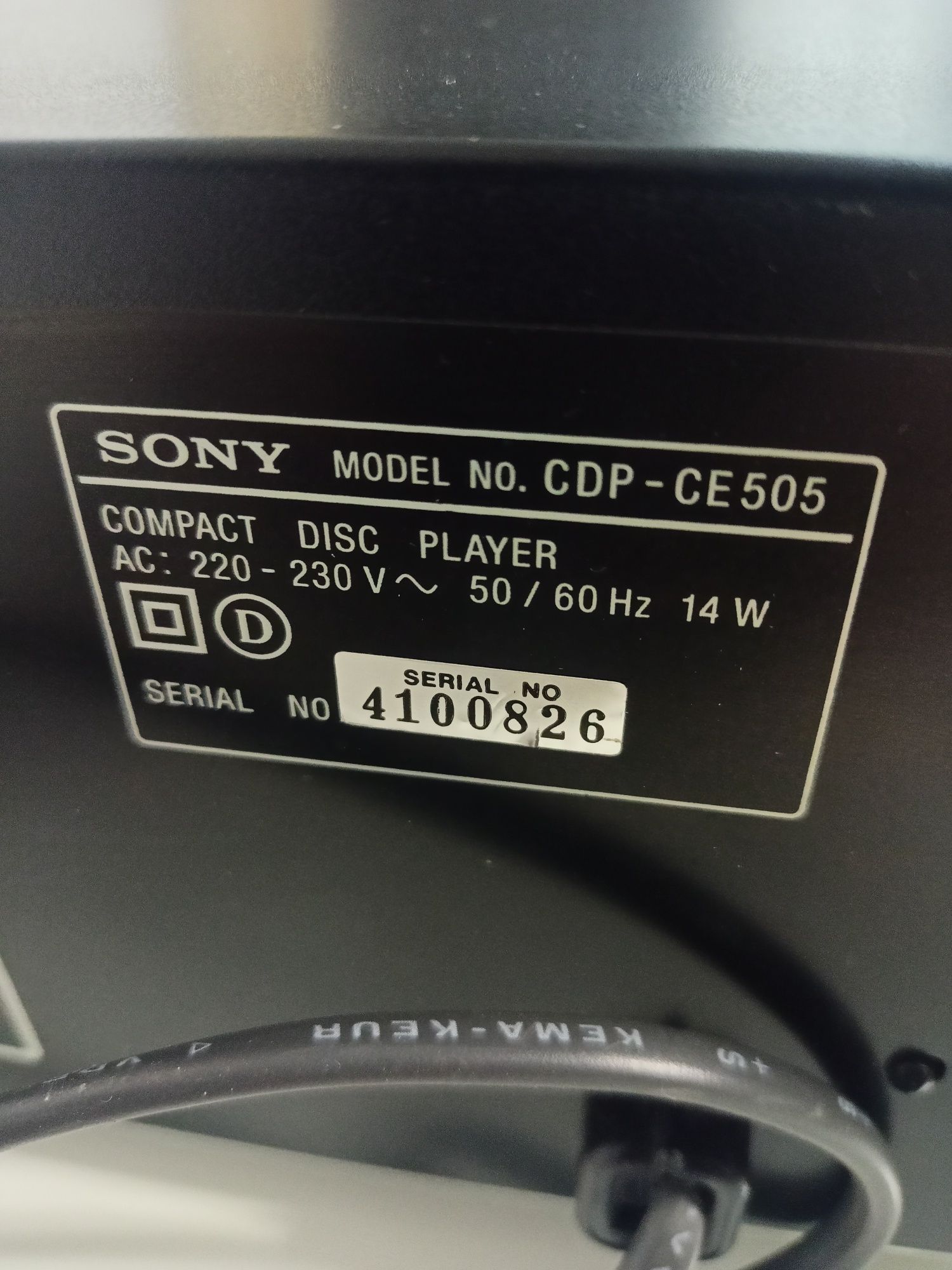 Sony cd zmieniarka CDP -CE505