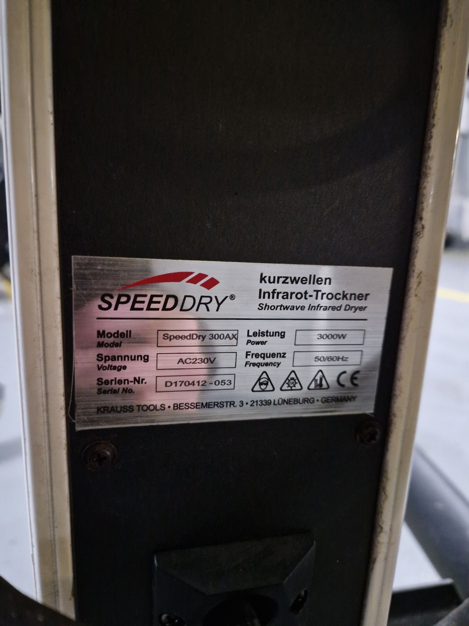 Promiennik podczerwieni Krauss Speeddry 300AX