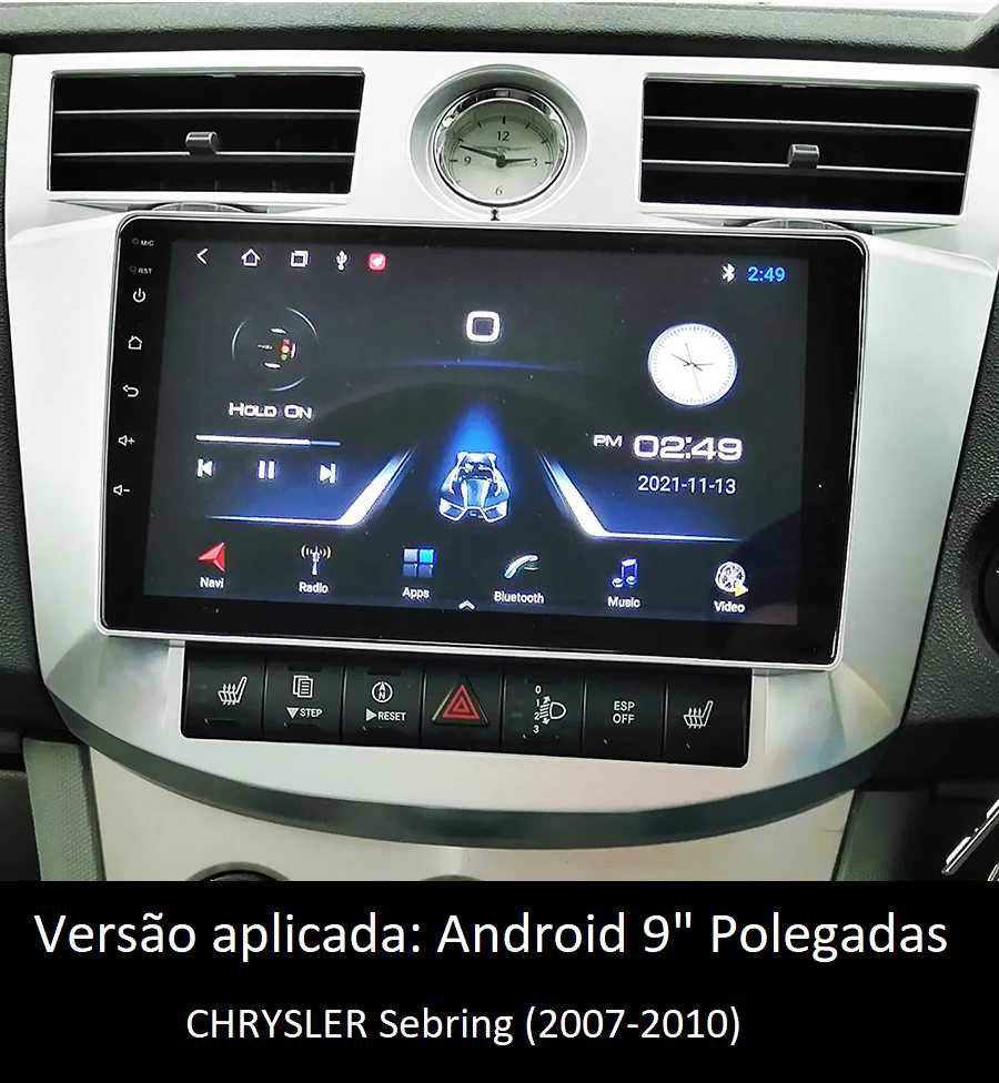 Rádio 2DIN • CHRYSLER • 300C • Sebring • PT Cruiser • Android [4+32GB]